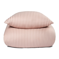 Sengetøj i 100% Bomuldssatin - Lyserødt ensfarvet sengesæt - Borg Living sengelinned